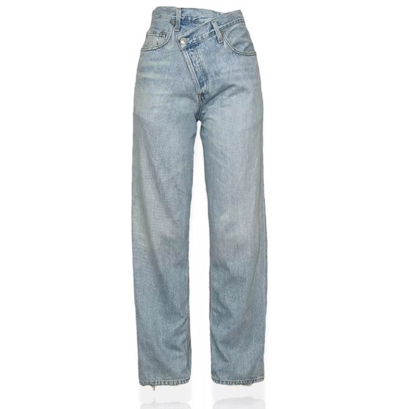 NWT Agolde Criss Cross Upsized Jean in Suburbia - Picture 3 of 12